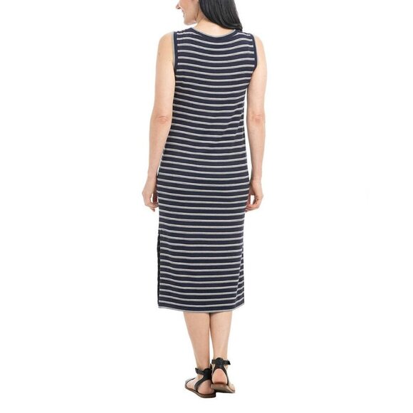 NWT Hilary Radley Soft Comfy Sleeveless Side Slit Midi Dress - Picture 2 of 6